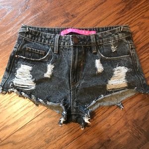 High Rise Cheeky Shorts